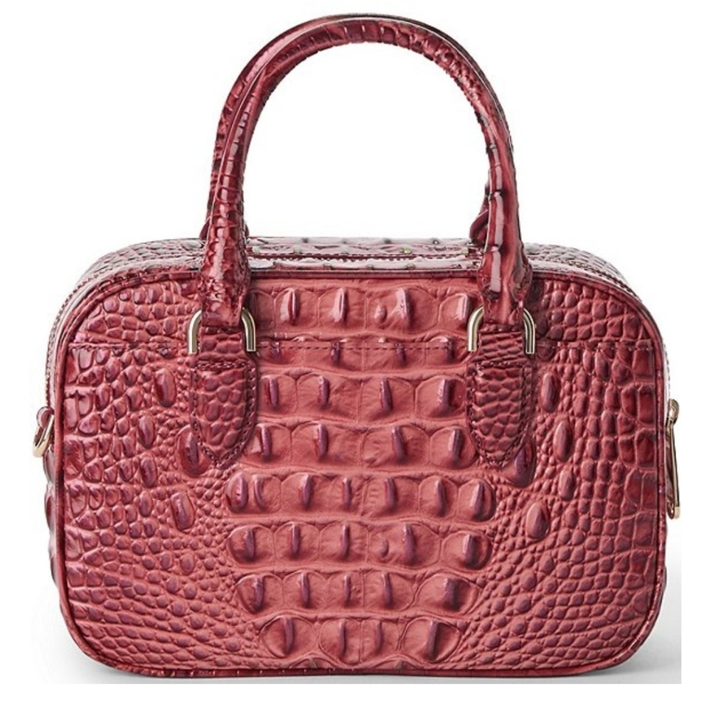 Nwt Brahmin Ombre Melbourne Collection Coquette Mara Satchel Bag - Picture 5 of 8